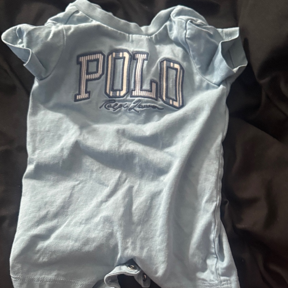 Polo by Ralph Lauren Sky Blue Kids Bodysuit
